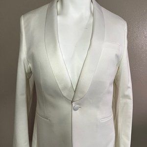 ASOS 38 R white tuxedo jacket